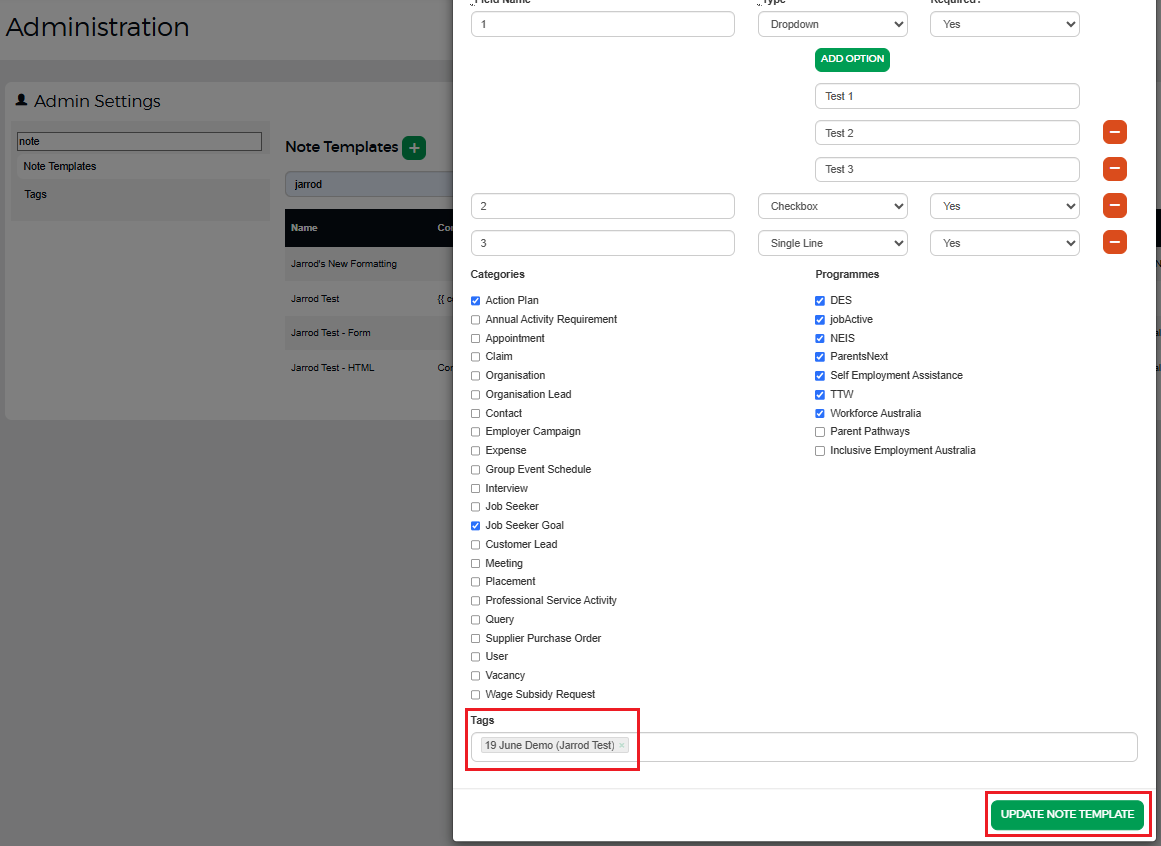 Automating Note Generation with Tags in Note Templates